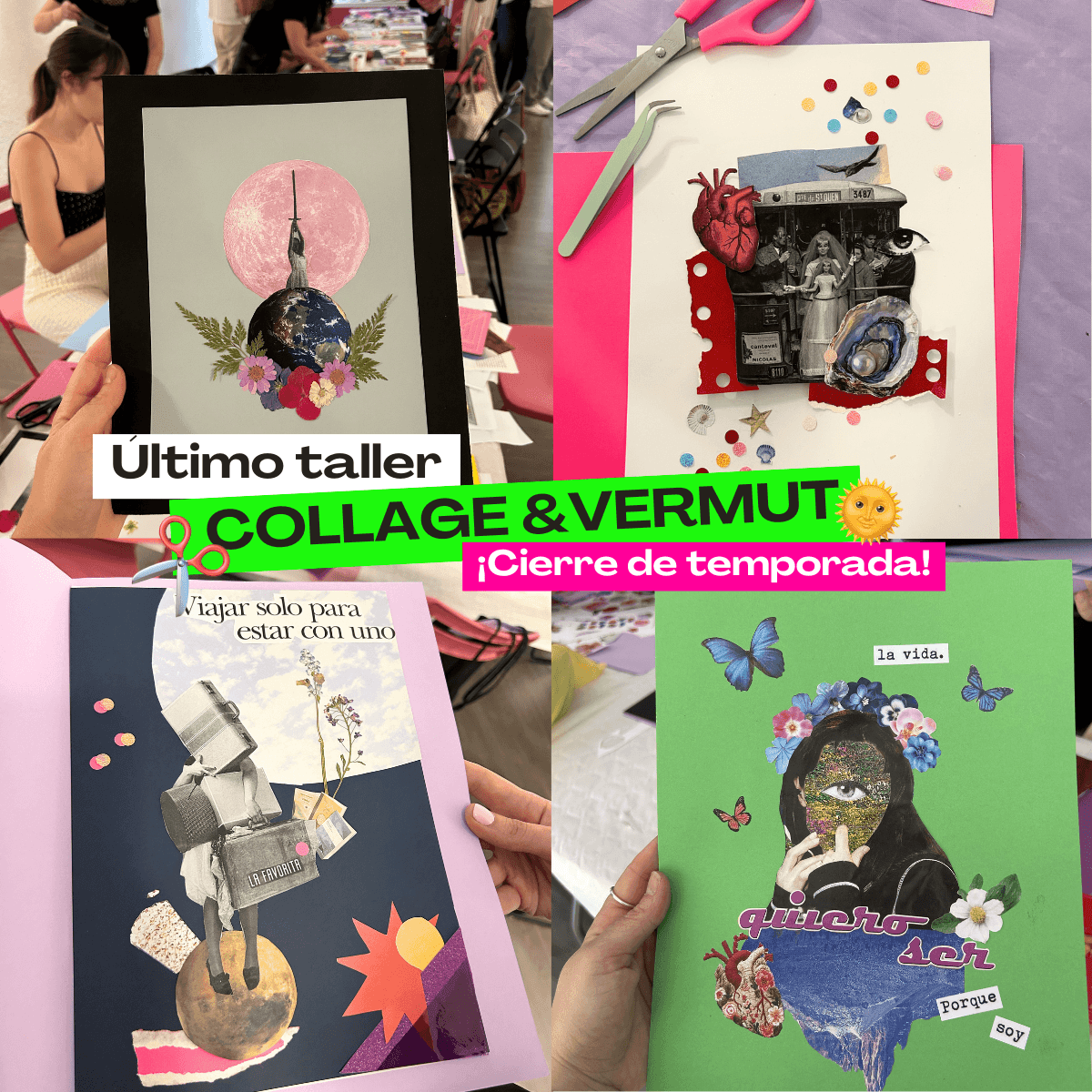 Taller Collage&Vermut | Cierre temporada ❤︎ 4 julio - Imagen 3